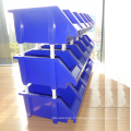 plastic storage combinative bin spare parts storage bin